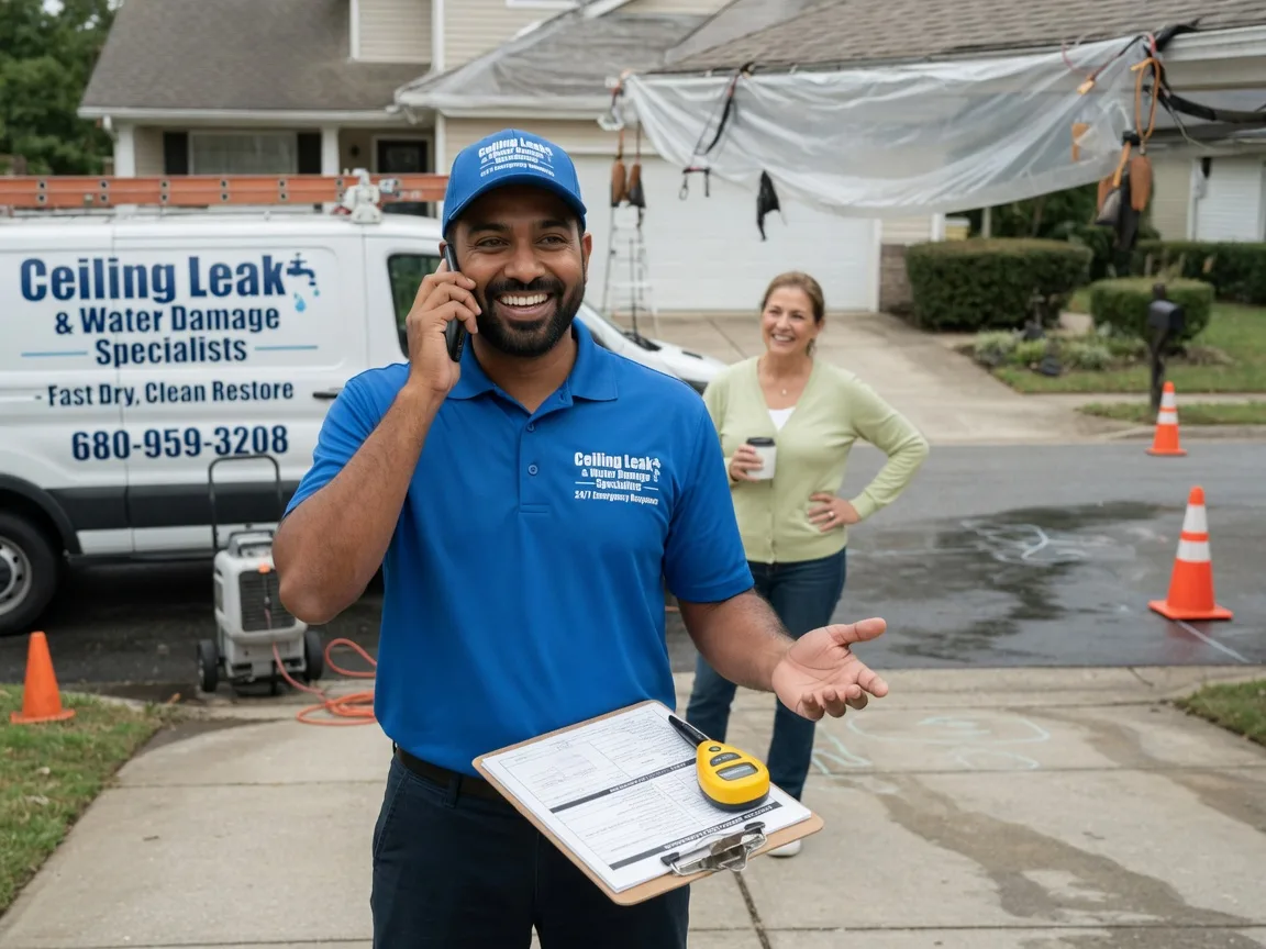 Ceiling Leak Cleanup Elgin, TX FAQs